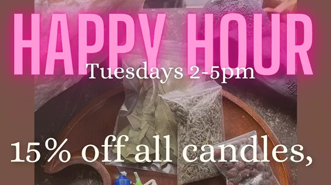 Image: Happy Hour! Crystals, Candles & Herbs! 15% off