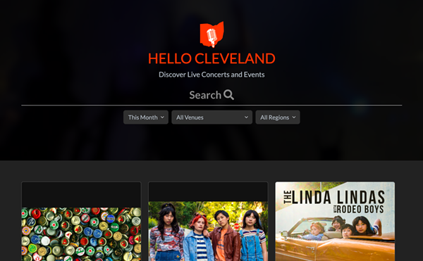 Hello Cleveland debuted last week as a one-stop-shop for live music listings.