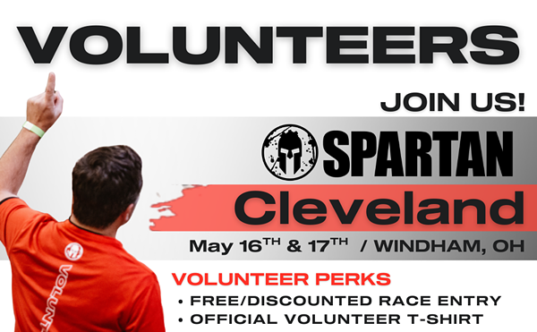 Image: Hey OHIO! Earn Your Beast. Become a Spartan Volunteer