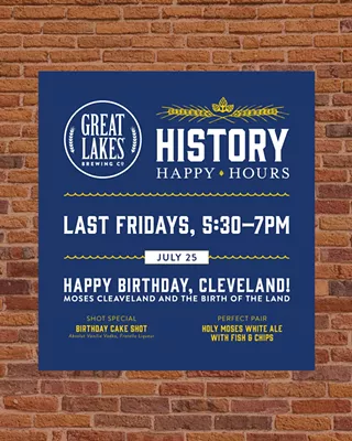 Image: History Happy Hour: Happy Birthday, Cleveland: Moses Cleaveland and the Birth of the Land.