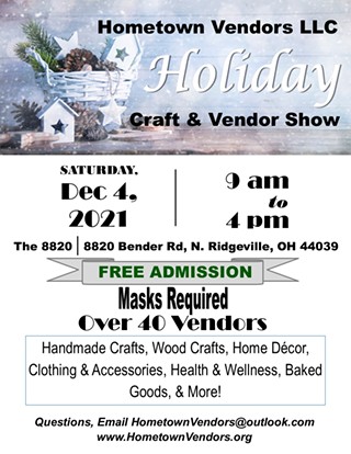 Hometown Vendors Holiday Craft & Vendor Show