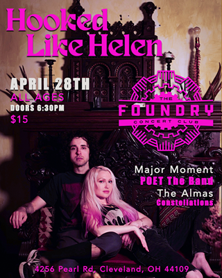 Image: Hooked Like Helen with Major Moment / POET the Band