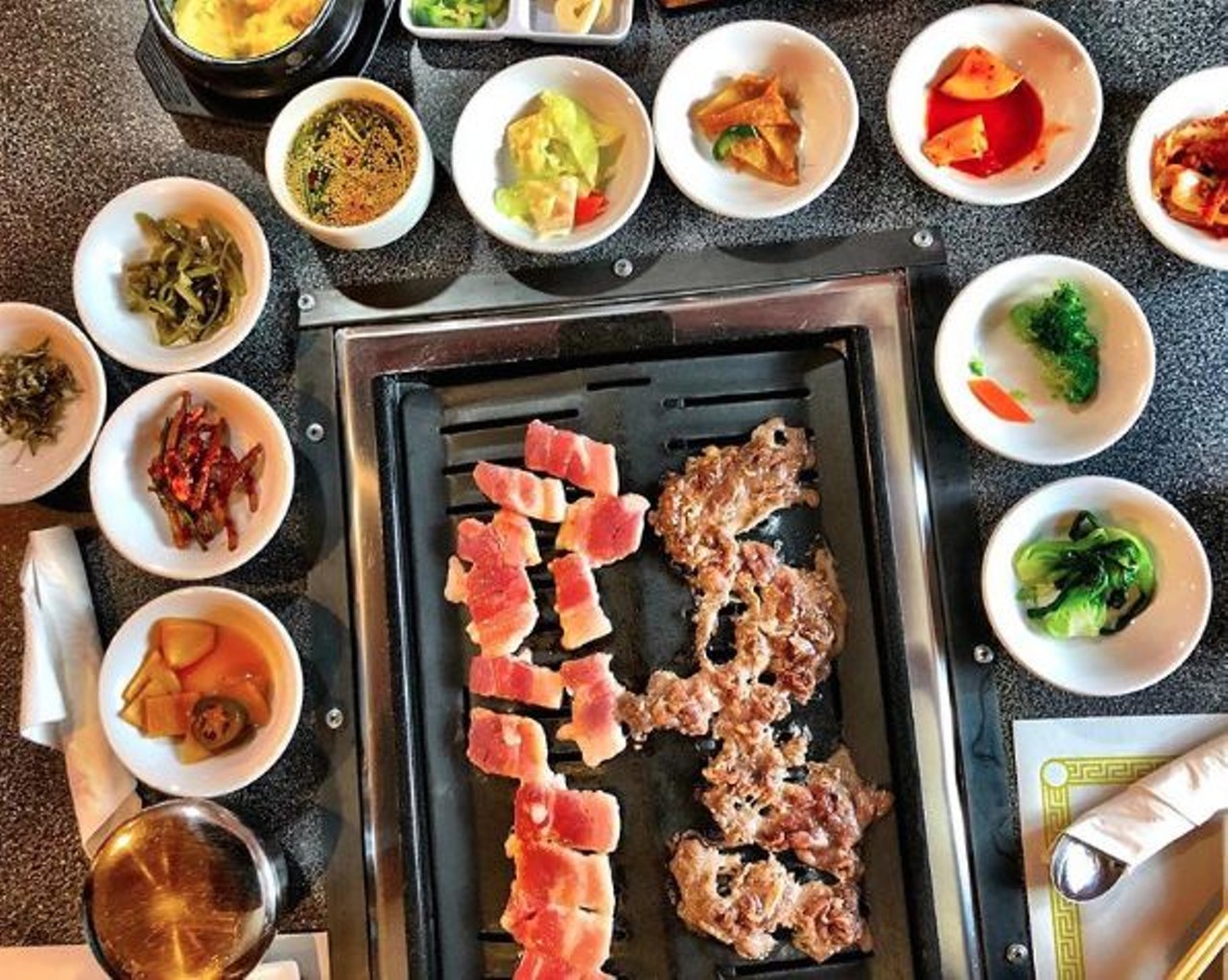 Rising Grill
3709 Payne Ave. | (216) 465-3561
In the place of former restaurant Seoul Hot Pot, this Korean barbeque restaurant treats its guests to modern takes on traditional Korean cooking with communal grill tables. 
Photo via clefoodies/Instagram