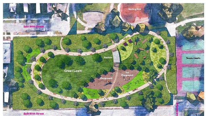 A 2.6-acre public park will be the first of its kind in Hough in generations.