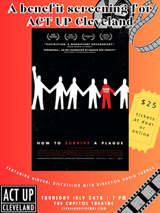 Image: "How to Survive a Plague" Benefit Screening presented by ACT UP Cleveland