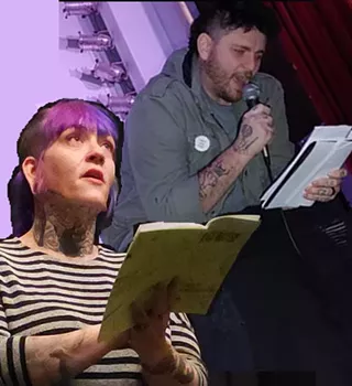 Image: I Heard America Vomiting Tour: Poets Nikki Blankenship & J.I.B.