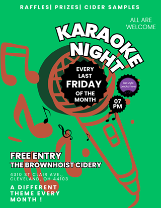 Karaoke Night Flyer