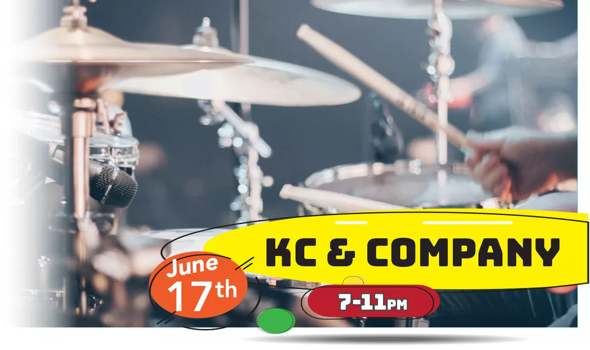 KC & Company playing LIVE at Whiskey Island Still & Eatery Thursday, June 17th at 7-11pm!