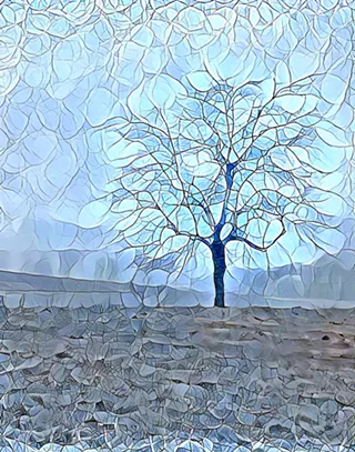 Blue Tree