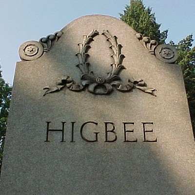 Lakeview Cemetery: The father of Higbee's -- originally Higbee & Hower Dry Goods, and ultimately Dillard's.