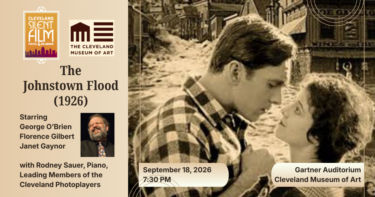 The Johnstown Flood, with Rodney Sauer directing his original chamber orchestra score