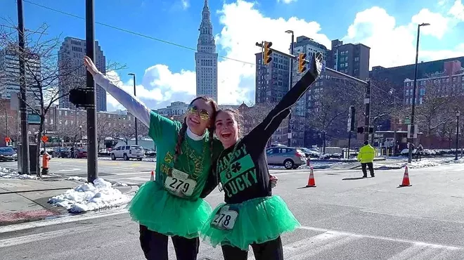 Image: Largest Irish Celebration in CLE in 2021, the Halfway to St. Patrick's Day Malachi Run and Walk