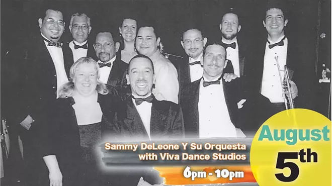 Image: Latin Night with Sammy DeLeon Y Su Orquesta Playing Live with FREE Salsa Dancing Lessons from Viva!