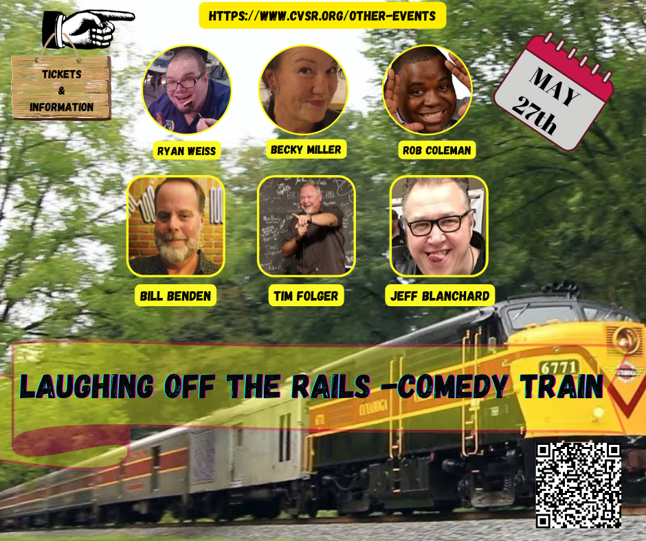 ALL ABOARD CLEVEANDS ONE AND ONLY COMEDY TRAIN!