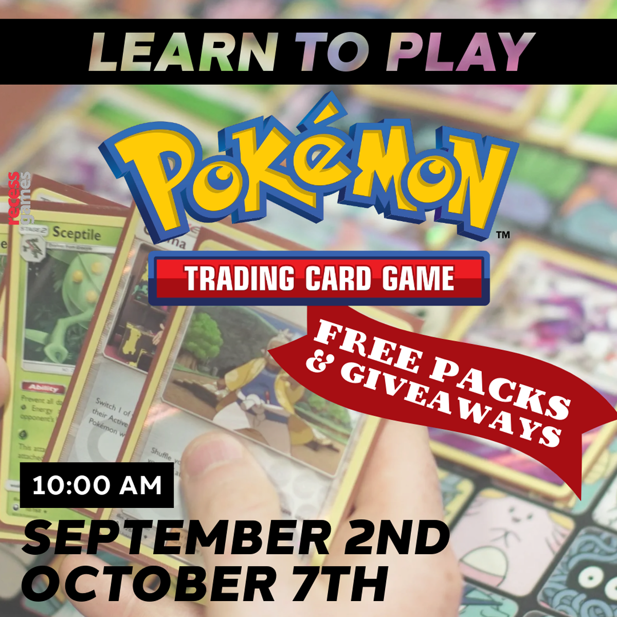 Learn to Play Pokemon at Recess Games