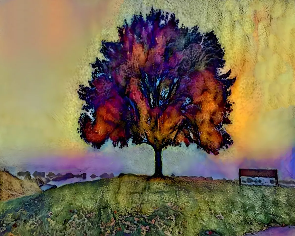 Autumn Day by the Lake