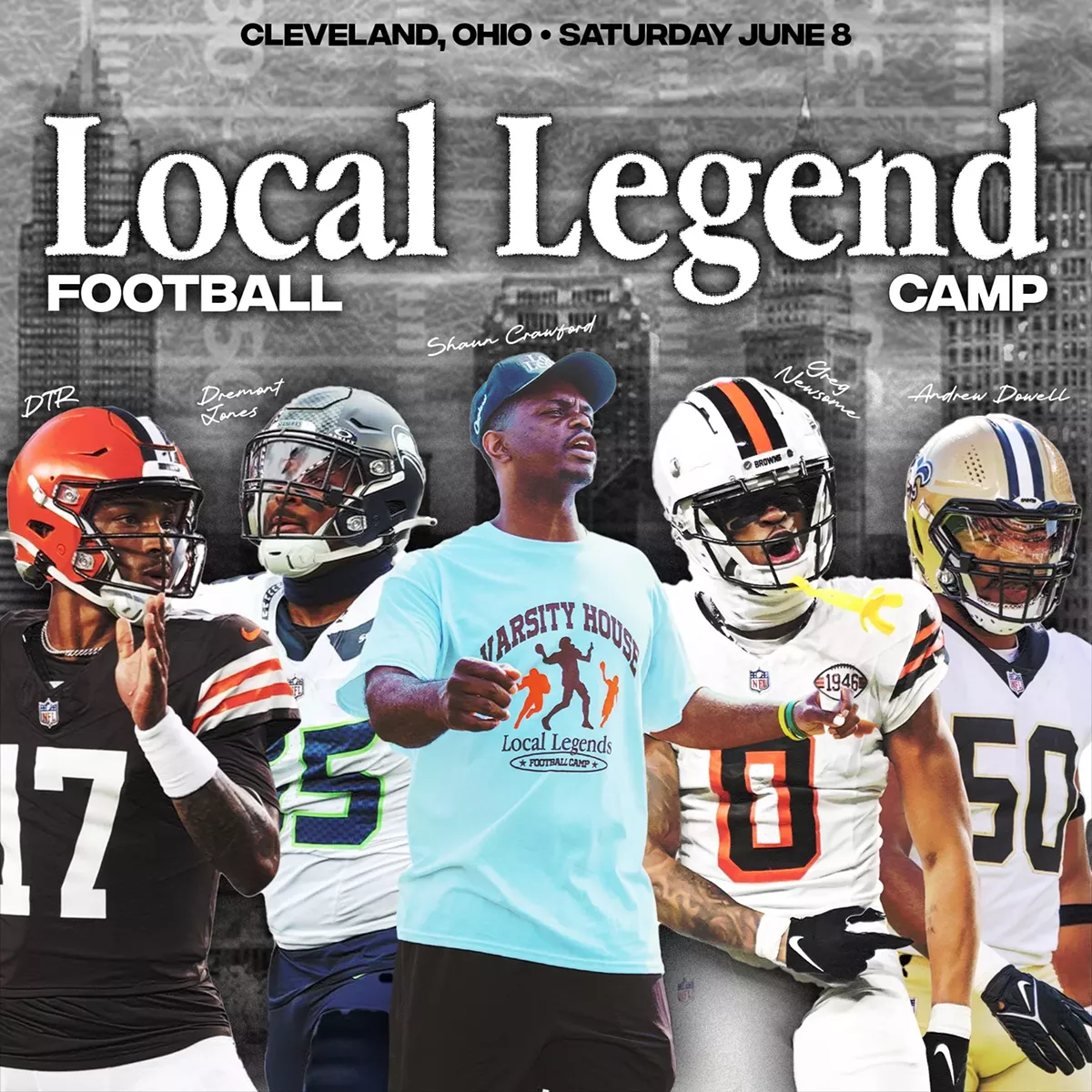 Second Annual Local Legend Youth Football Camp at Case Western Reserve University