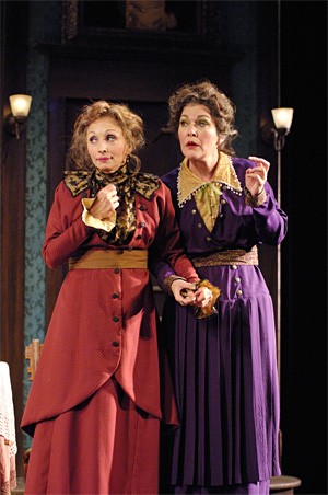 Look out, AARP: Laura Perrotta (left) and Lynn Allison in Arsenic and Old Lace.