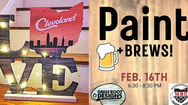 Image: LOVE Ohio Light Up Sign | Paint + Brews