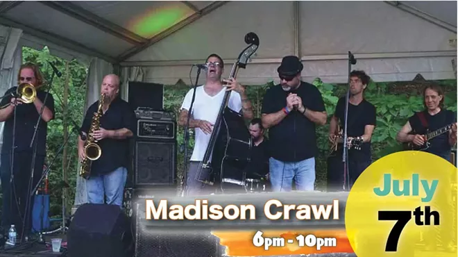 Image: Madison Crawl Playing Live at Whiskey Island Still & Eatery!