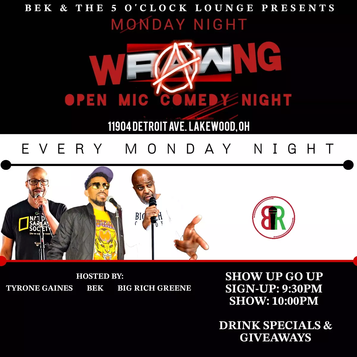 Monday Night Wron At The 5 O'Clock Lounge