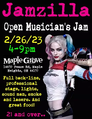 Image: Monthly Jamzilla (open jam night) At Maple Grove Tavern
