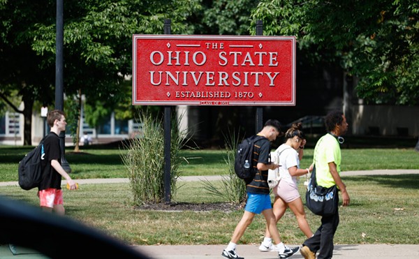 On the campus of The Ohio State University in Columbus, Ohio.