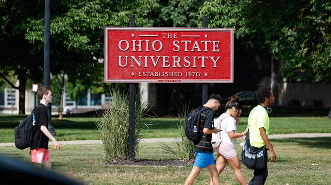 On the campus of The Ohio State University in Columbus, Ohio.