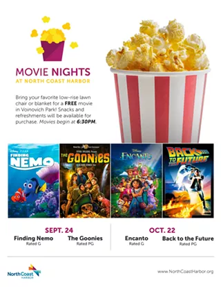 Image: Movie Night in North Coast Harbor