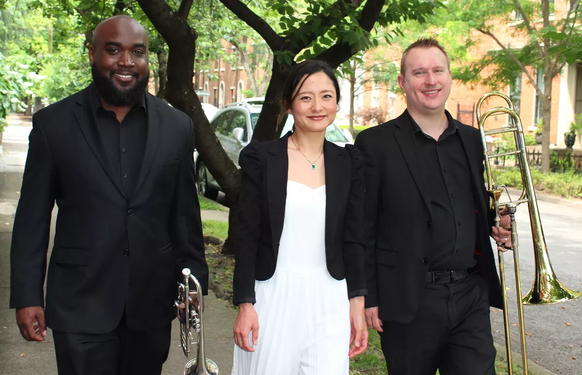 (l to r) George Carpten, Miko Komuro, David Roode