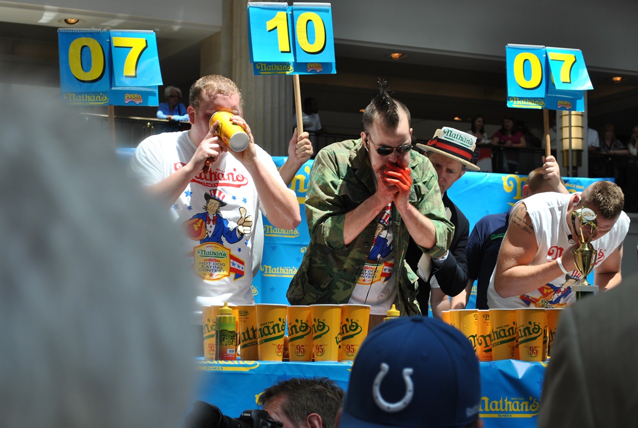 Nathan's Hot Dog Eating Contest Qualifier Cleveland Cleveland Scene