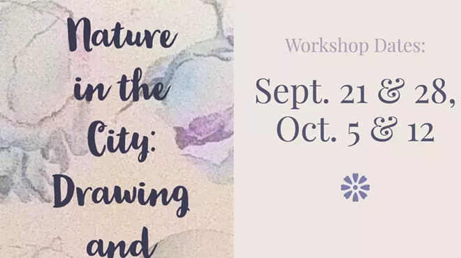 Image: Nature in the City: Drawing and Painting in the Garden Taught by Cliff Novak