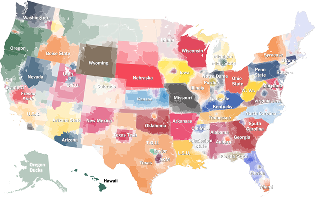 MAP: There's Only One Team Ohioans Root For When It Comes to College Football