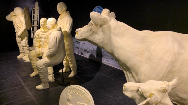 Butter sculptures are back even if the Ohio Fair isn't