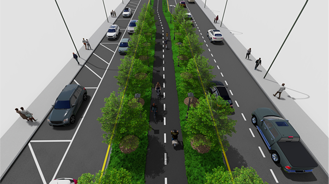 Superior Midway, City's Biggest Bike Lane Project, Debuts to Public for Feedback (9)