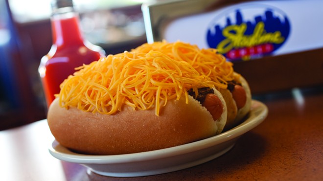Cheese coney at Skyline