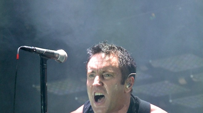 NIN performing at the Wolstein Center