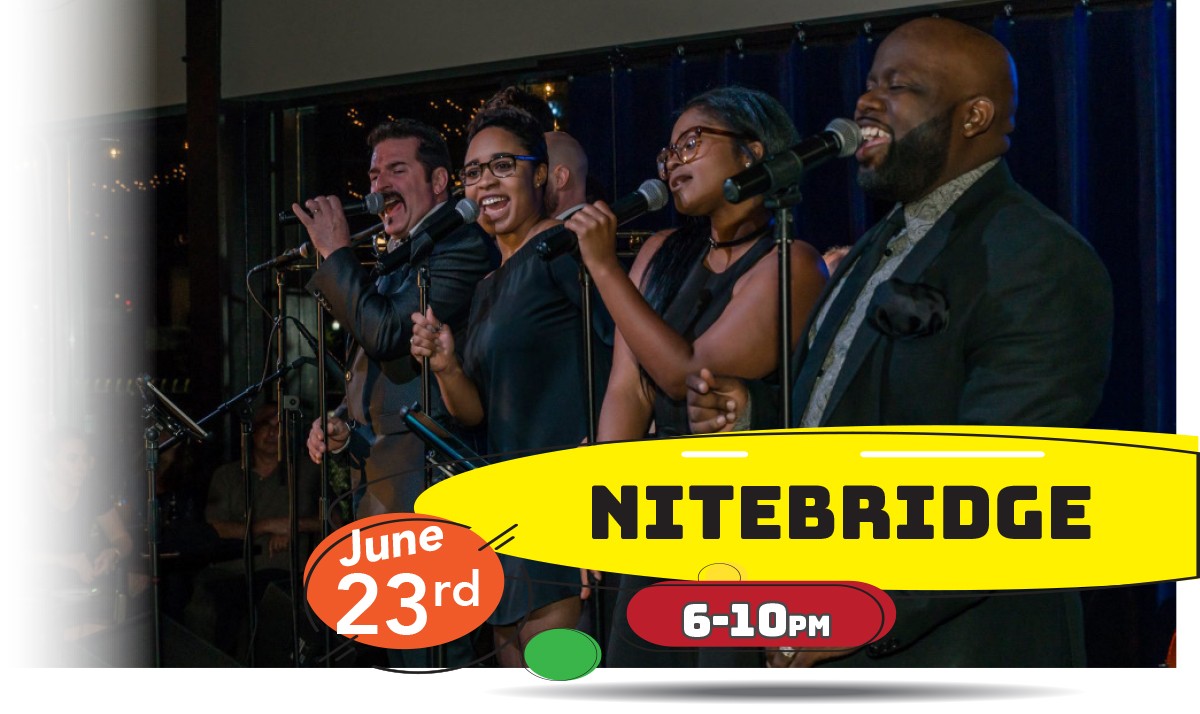 Nitebridge playing LIVE at Whiskey Island Still & Eatery Thursday, June 23rd 6-10pm!