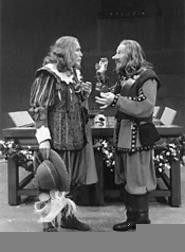 Nose, his stuff: Jamie Horton (right) in the title role.