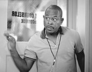 Not funny: Martin Lawrence, looking for the missing F-word.