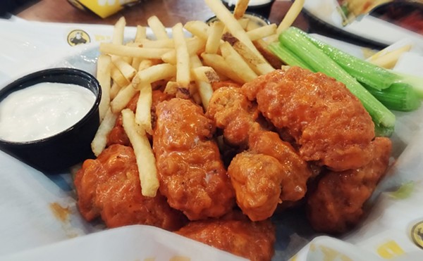 Boneless wings. Or are they?