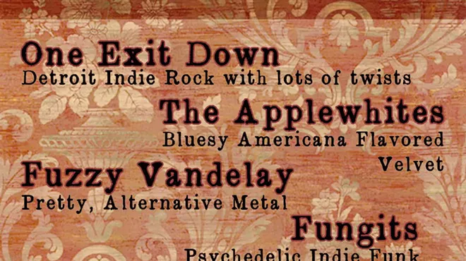 Image: One Exit Down / The Applewhites / Fuzzy Vandelay / Fungits