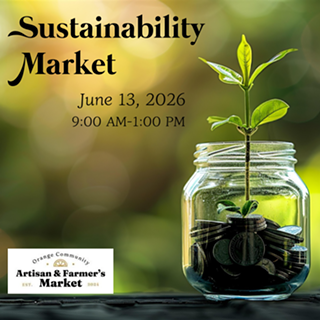 Orange Community Artisan & Farmer's Market "Sustainability" Image