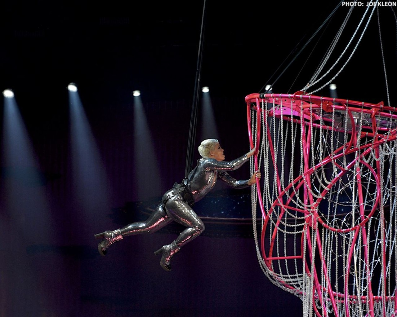 P!nk Performing at Quicken Loans Arena