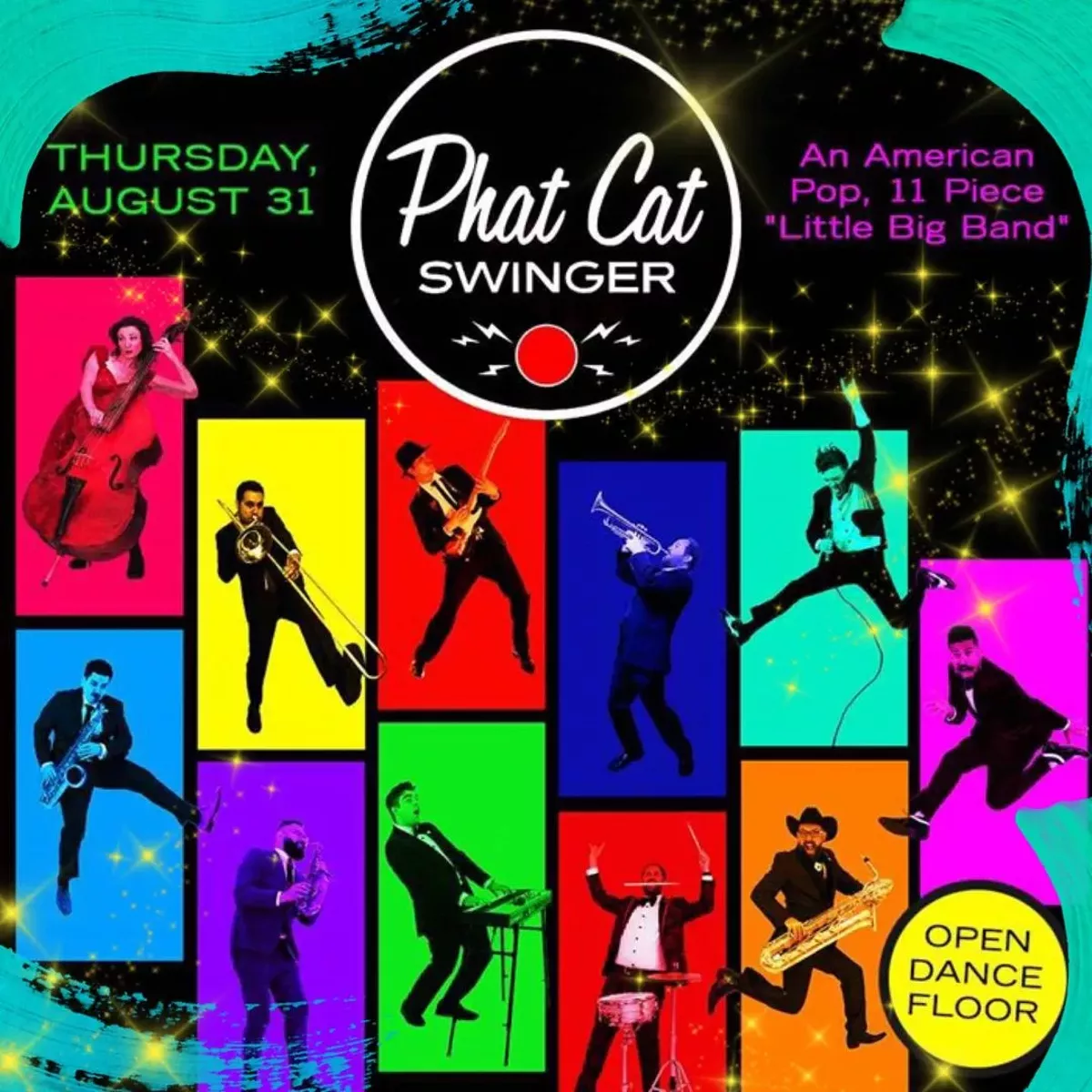 ONE NIGHT ONLY AUG. 31st - "Phat Cat Swinger," LA's Little Big Band