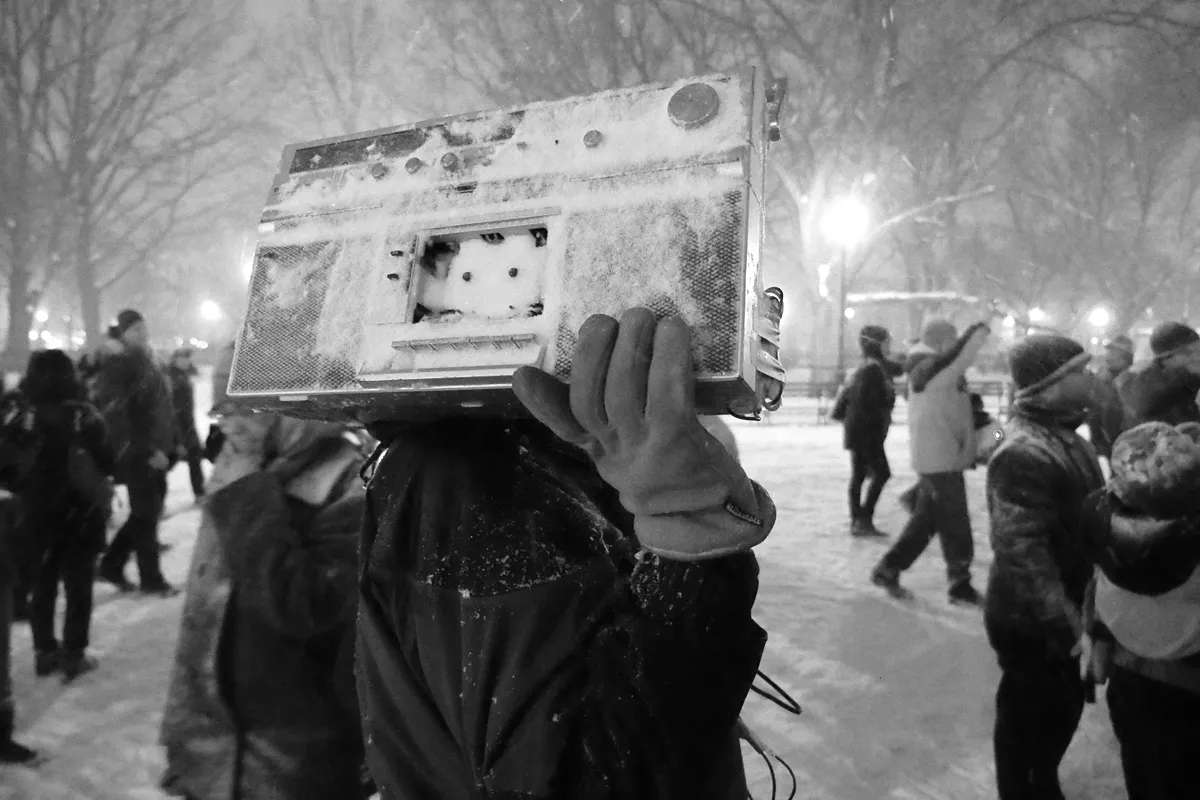 Caroling boombox