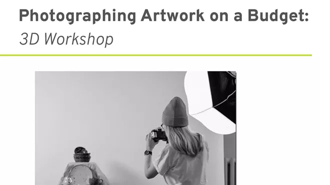 Image: Photographing 3D Artwork on a Budget