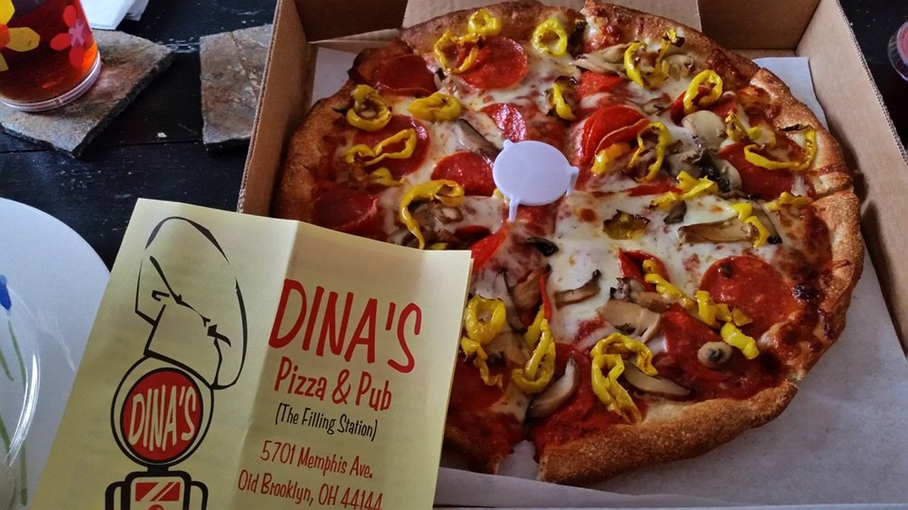 Dina's Pizza and Pub - 5701 Memphis Ave., (216) 351-3663, dinaspizzaandpub.com