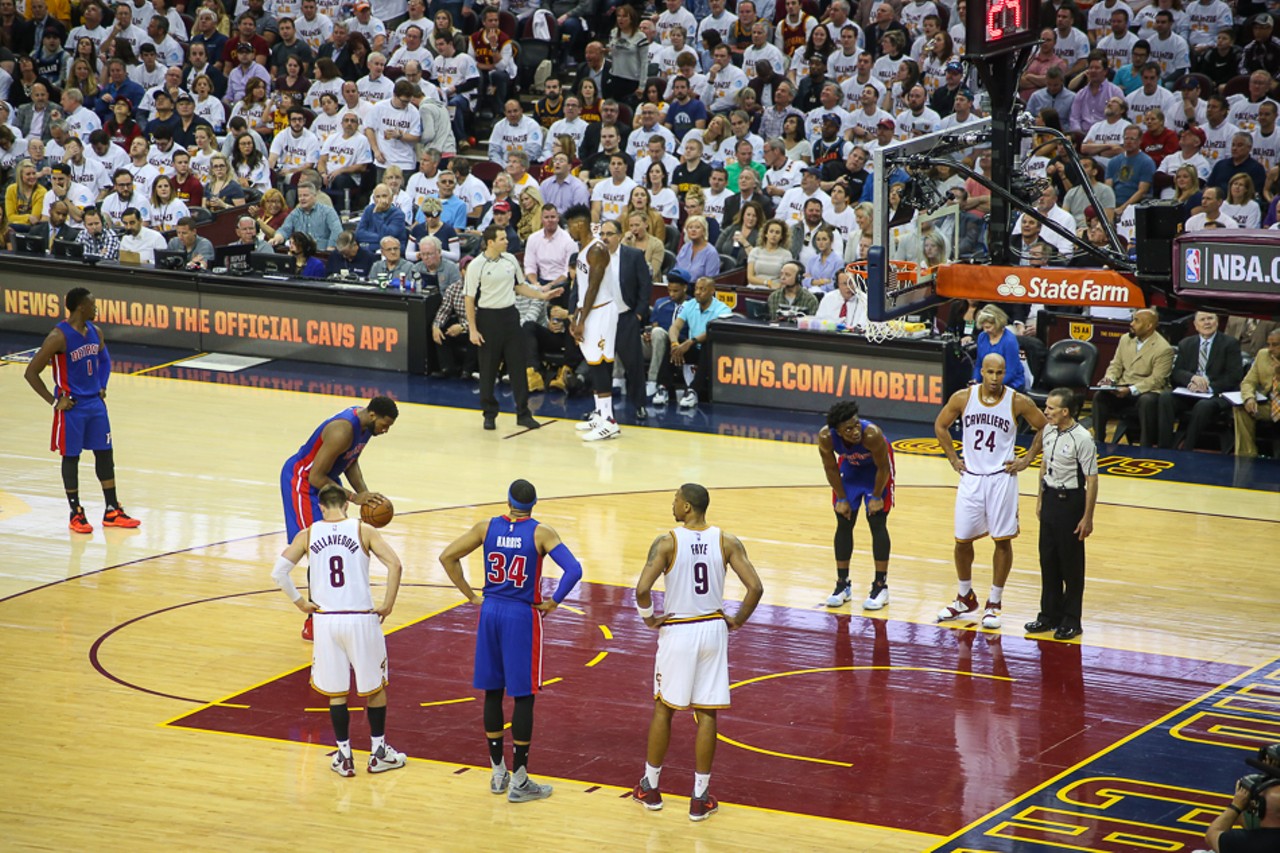 Photos: Cavs Crush the Detroit Pistons 107-90 in Game 2