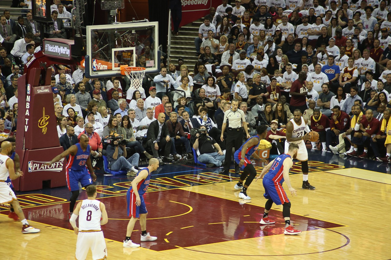Photos: Cavs Crush the Detroit Pistons 107-90 in Game 2